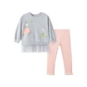 ست بلوز شلوار بچگانه دخترانه little maven طرح لیتل موس استار (مناسب 2 تا 7 سال)