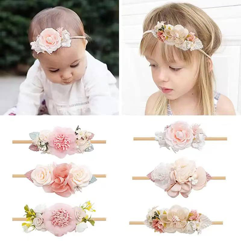 هد بند دخترانه بچه گانه طرح flower