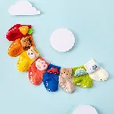جوراب بچه گانه ساقدار عروسکی